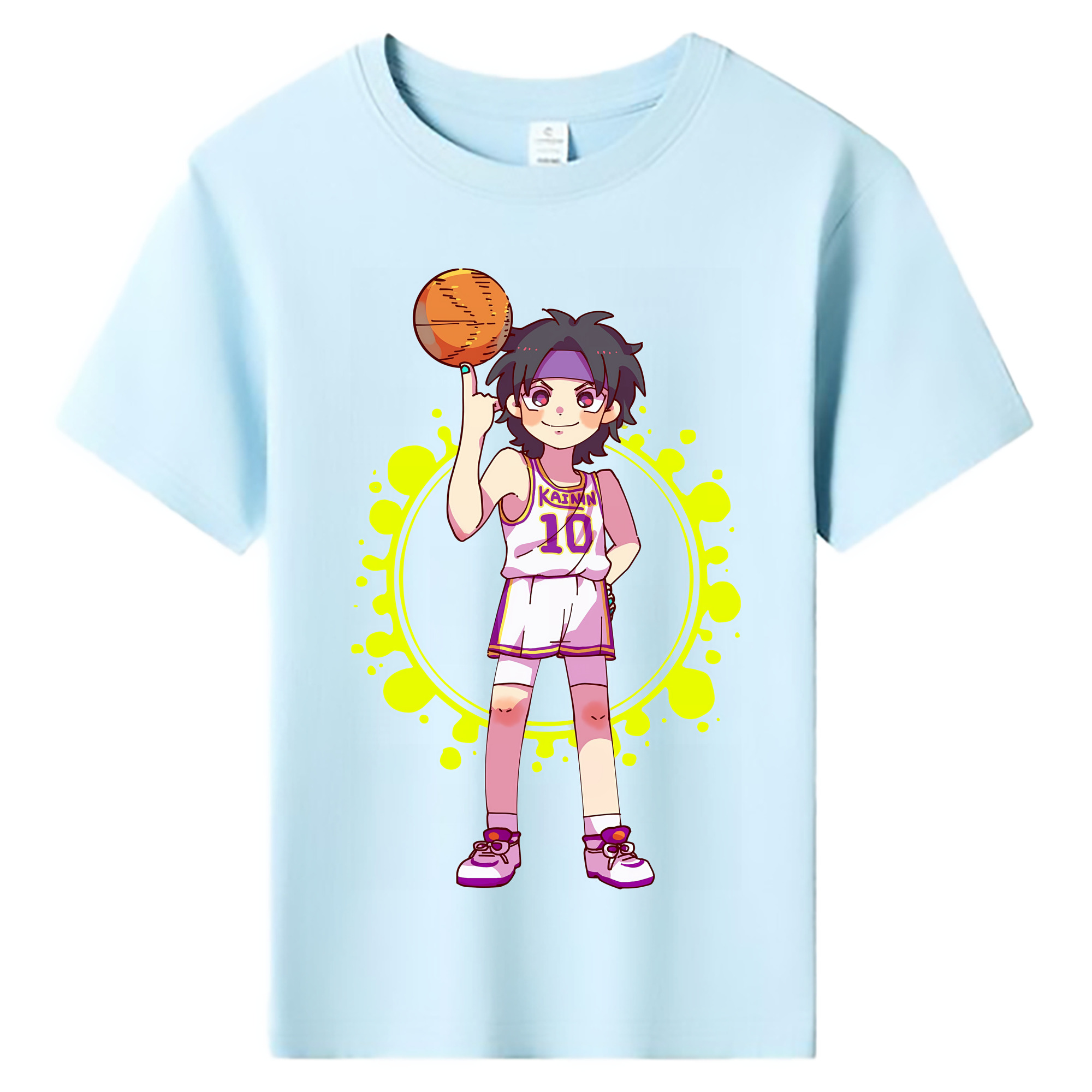 （画像用） SLAM DUNK／スラムダンク 綿100％キッズTシャツ（フロントプリント）